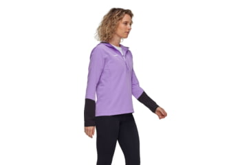 Image of Mammut Madris Light ML Half Zip Hoody - Womens, Lavandin-Black, M, 1014-06060-6441-114