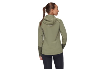 Image of Mammut Madris Light ML Half Zip Hoody - Womens, Marsh-Dark Marsh, S, 1014-06060-40300-113