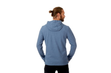 Image of Mammut Logo ML Hoody - Men's, Marine Melange-Marine, M, 1014-01381-5833-114