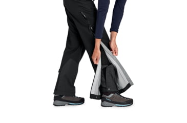 Image of Mammut Masao Hardshell Pants - Womens, Black, US 8, 1020-12380-0001-38-10