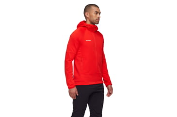 Image of Mammut Massone ML Hooded Jacket - Mens, Mammut Red, M, 1014-06190-3778-114