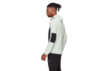 Image of Mammut Massone ML Hooded Jacket - Mens, Silver Sage-Black, XXL, 1014-06190-1300-117