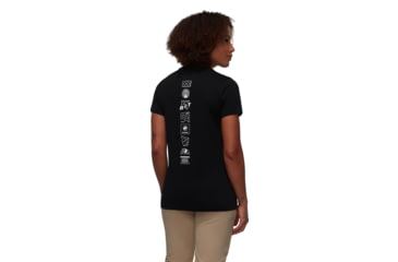Image of Mammut Massone Quickdraw T-Shirt - Womens, Black, M, 1017-05232-0001-114