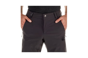 Image of Mammut Mens Runbold Shorts, Graphite, US 28 Waist, 1020-06873-0121-44-10