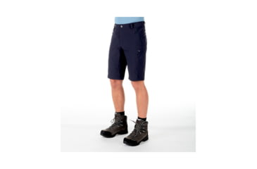 Image of Mammut Mens Runbold Shorts, Marine, US 28 Waist, 1020-06873-5118-44-10