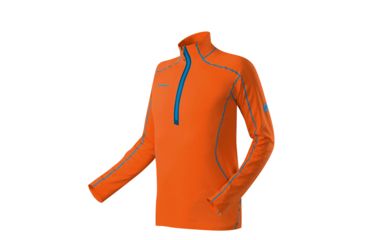 Image of Mammut Moench Longsleeve Shirt - Men's-Orange-Large