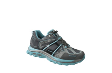 Image of Mammut MTR 141 Low GTX Trail Running Shoe-Women's-US 7-Graphite/Light Pacific