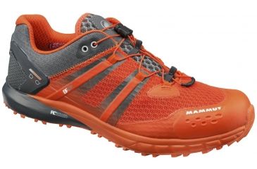 Image of Mammut MTR 201-II Low Trail Running Shoe - Men's-Graphite/Dark Orange-Medium-11.5