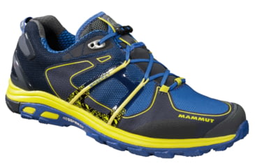 Image of Mammut MTR 201 Pro Low Trail Running Shoe-Men's-US 9.5-Dark Cyan/Sunglow