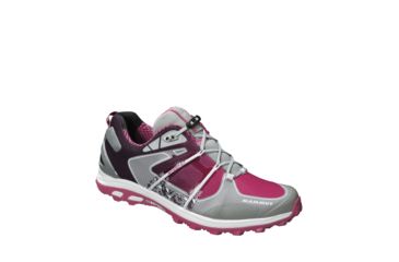 Image of Mammut MTR 201 Pro Low Trail Running Shoe-Women's-US 5.5-Light Grey/Raspberry