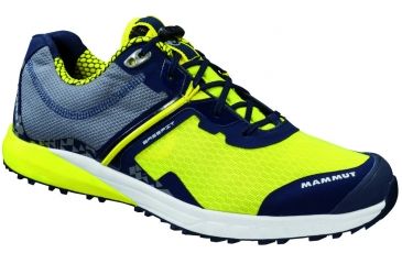 Image of Mammut MTR 201 Tech Low Trail Running Shoe - Mens-Dark Indigo/Sunglow-Medium-8.5 US