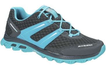 Image of Mammut MTR 71 Trail Low Trail Running Shoe - Women's-Graphite/Light Pacific-Medium-6