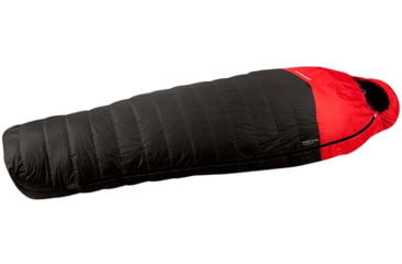 Image of Mammut Nordic Down 3-Season Sleeping Bag, 23 F, Graphite Fire, 180 cm, 2410-02410-0128-180-2