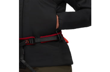 Image of Mammut Rime IN Flex Hooded Jacket - Womens, Black, L, 1013-02141-0001-115