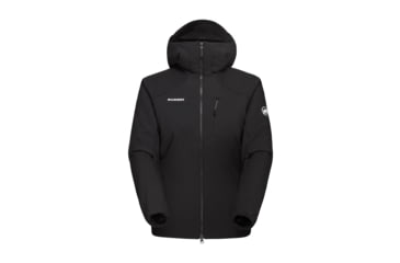 Image of Mammut Rime IN Flex Hooded Jacket - Womens, Black, L, 1013-02141-0001-115