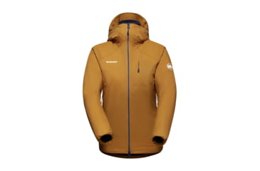 Image of Mammut Rime IN Flex Hooded Jacket - Womens, Cheetah, Large, 1013-02140-7502-115