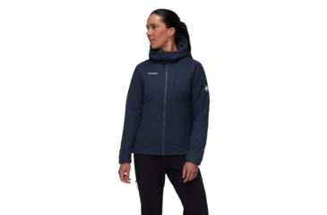 Image of Mammut Rime IN Flex Hooded Jacket - Womens, Marine, XL, 1013-02141-5118-116