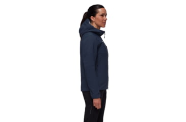 Image of Mammut Rime IN Flex Hooded Jacket - Womens, Marine, XL, 1013-02141-5118-116