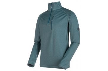 Image of Mammut Runbold ML Half Zip Pull Sweater, Orion Melange, Small, 1040-01600-5869-113