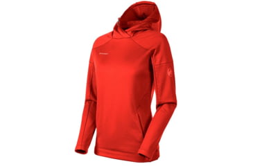 Image of Mammut Runbold ML Hoody - Women's, Poinciana, Large, 1014-00460-3606-115