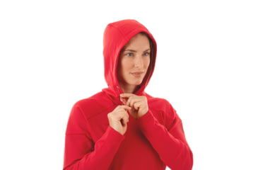 Image of Mammut Runbold ML Hoody - Womens, Ruby, Large, 1014-00460-3149-115