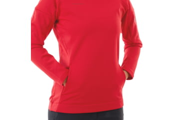 Image of Mammut Runbold ML Hoody - Womens, Ruby, Large, 1014-00460-3149-115