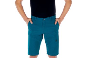 Image of Mammut Runbold Shorts - Mens, Poseidon, US 36, 1023-00170-50134-52-10