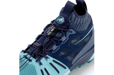 Image of Mammut Saentis Knit Low Shoes - Womens, Waters/Peacoat, 6.5, 3030-03400-50148-1050