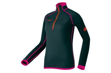 Image of Mammut Schneefeld Zip Pull Light Jacket - Women's-Black-X-Large
