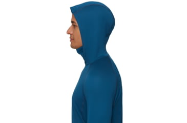 Image of Mammut Selun FL Sun Hoodies - Mens, Deep Ice, Large, 1016-01420-50550-115