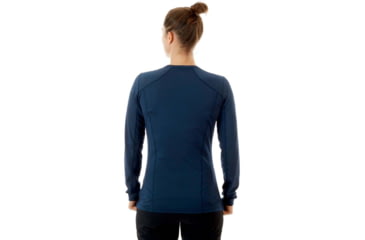 Image of Mammut Sertig Long Sleeve - Womens, Peacoat, Small, 1016-00040-50125-113