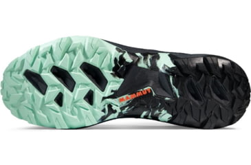 Image of Mammut Sertig TR Low Running Shoe - Mens, Black/Neo Mint, 10.5US, 3030-04940-00733-1105