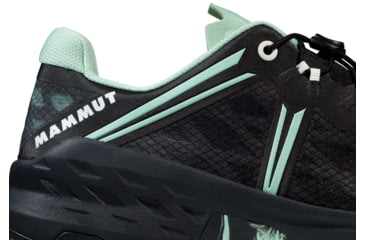 Image of Mammut Sertig TR Low Running Shoe - Mens, Black/Neo Mint, 10.5US, 3030-04940-00733-1105