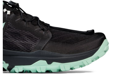 Image of Mammut Sertig TR Low Running Shoe - Mens, Black/Neo Mint, 10.5US, 3030-04940-00733-1105