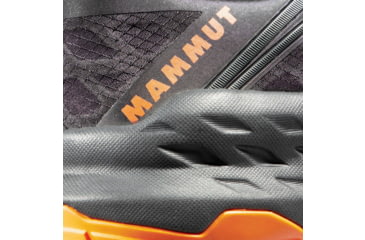 Image of Mammut Sertig TR Low Running Shoes - Mens, Black-Dark Tangerine, US 13.5, 3030-04940-00698-1550