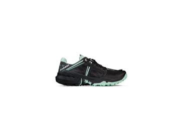 Image of Mammut Sertig TR Low Running Shoes - Mens, Black-Neo Mint, US 7.5, 3030-04940-00733-1065