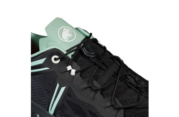 Image of Mammut Sertig TR Low Running Shoes - Mens, Black-Neo Mint, US 7.5, 3030-04940-00733-1065