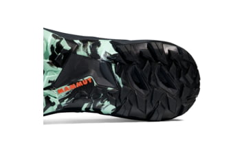 Image of Mammut Sertig TR Low Running Shoes - Mens, Black-Neo Mint, US 7.5, 3030-04940-00733-1065