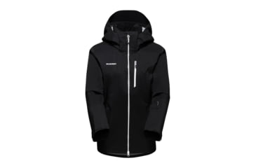 Image of Mammut Stoney HS Jacket - Womens, Black/White, Large, 1010-29520-0047-115
