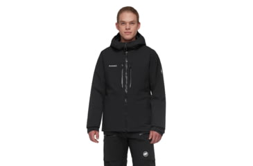 Image of Mammut Stoney HS Thermo Hooded Jacket - Mens, Black, Extra Large, 1010-31060-0001-116