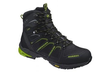 Image of Mammut T Aenergy High GTX Trail Runnung Shoes - Men's, Black-Sprout, US 9, 3020-05570-00135-1080