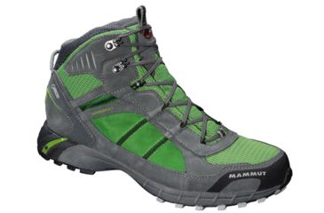 Image of Mammut T Element Mid GTX Hiking Boot - Men's-Grey/Sherwood-Medium-8 US
