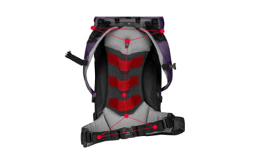 Image of Mammut Trea Spine 35 Climbing Packs - Womens, Galaxy/Black, 2520-00820-50185-1035