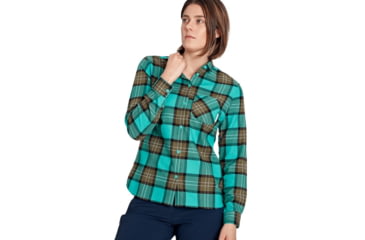 Image of Mammut Trovat Longsleeve Shirt - Women's, Ceramic/Iguana, Large, 1015-00710-50411-115