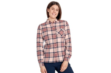 Image of Mammut Trovat Longsleeve Shirt - Womens, Evening Sand/Deep Taupe, Medium, 1015-00710-3649-114