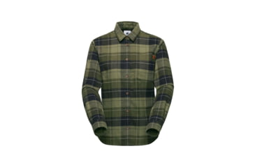 Image of Mammut Trovat Longsleeve Shirt - Womens, Marsh-Black, XS, 1015-01361-40299-112