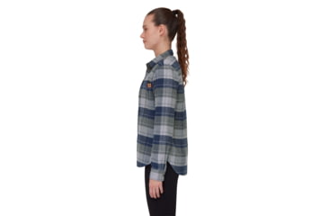 Image of Mammut Trovat Longsleeve Shirt - Womens, Steel-Marine, L, 1015-01361-00735-115