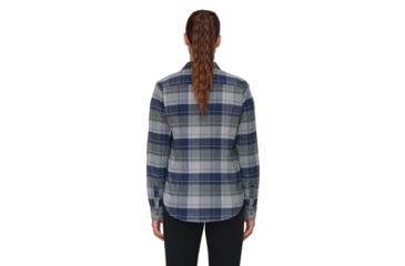 Image of Mammut Trovat Longsleeve Shirt - Womens, Steel-Marine, L, 1015-01361-00735-115