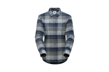 Image of Mammut Trovat Longsleeve Shirt - Womens, Steel-Marine, L, 1015-01361-00735-115