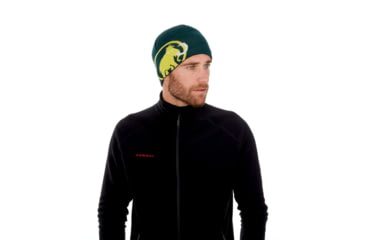 Image of Mammut Tweak Beanie, Dark Teal-Canary, One Size, 1090-01351-40011-1